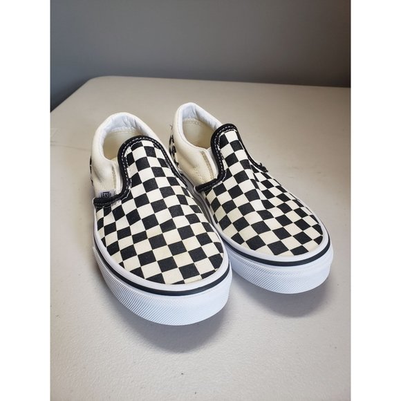 Vans Other - Vans Slip On Checkerboard Skate Shoe Big Kid Size 2.